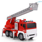 Fire Truck Toy Jumbo Friction Powered Fire Engine Truck with Lights and Sounds/Sirens, Rescue Boom, and Water Pump Hose to Shoot Water 1:16scale