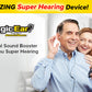 Magic Ear Hearing Aid, Portable Hearing Amplifier Enhances Vocals, Cancels Out Background Noise