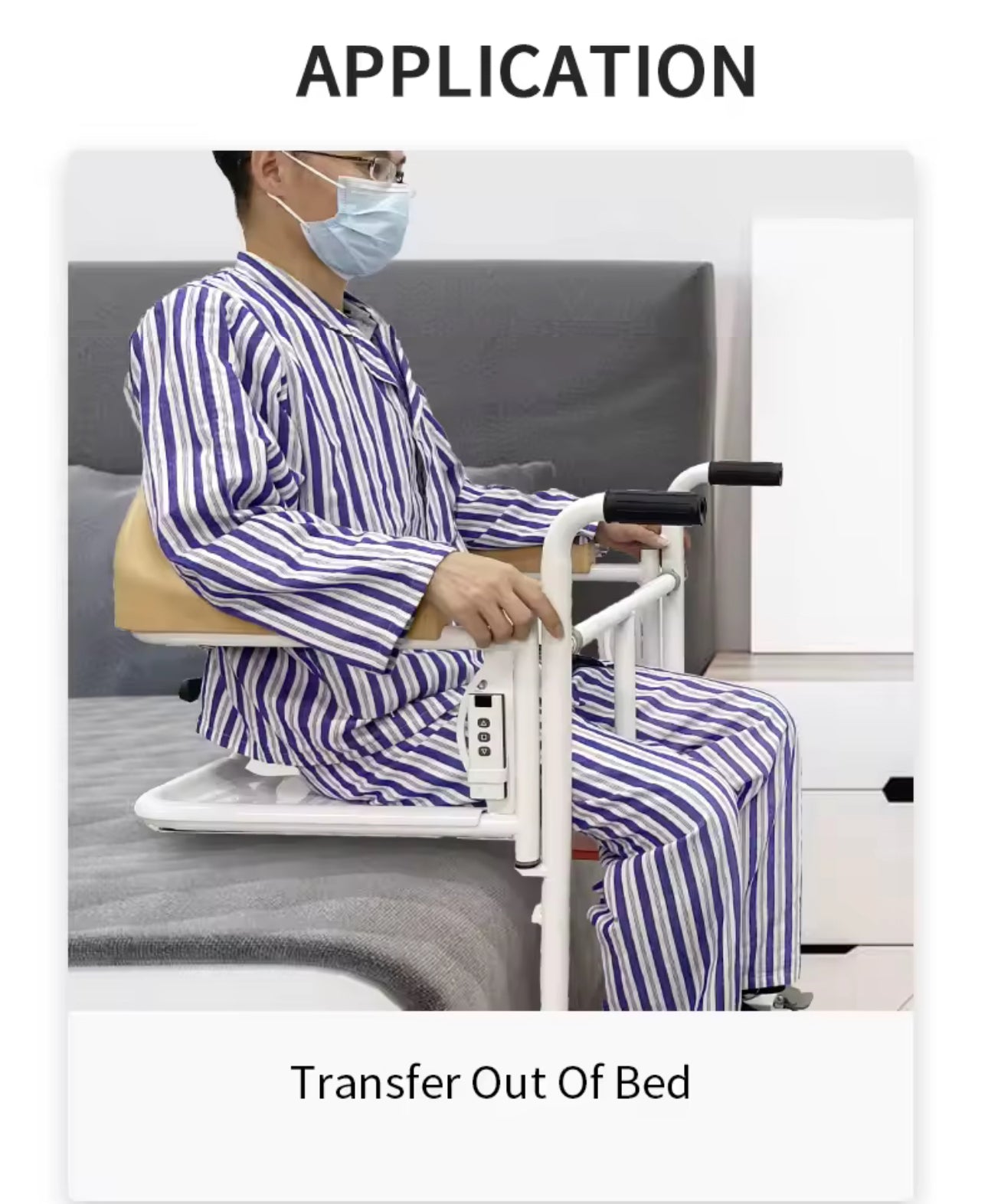 Patient Transfer Assist Lift, Dining Board Soft Cushion Toilet Hydraulic Pump Wheelchair Lift Machine for Disability & Elderly - PreOrder Sales Now Available!