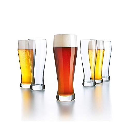 6Pcs Classic Curved Shape Crystal Clear Cut Tumbler Glass