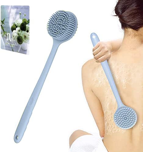 Long Handle Silicone Bath Massage Shower Brush