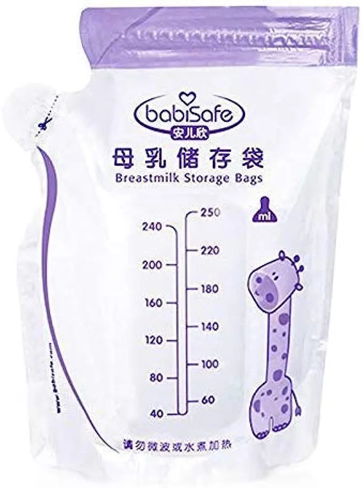 Breast Milk Storage Bags 250ml - 30pcs