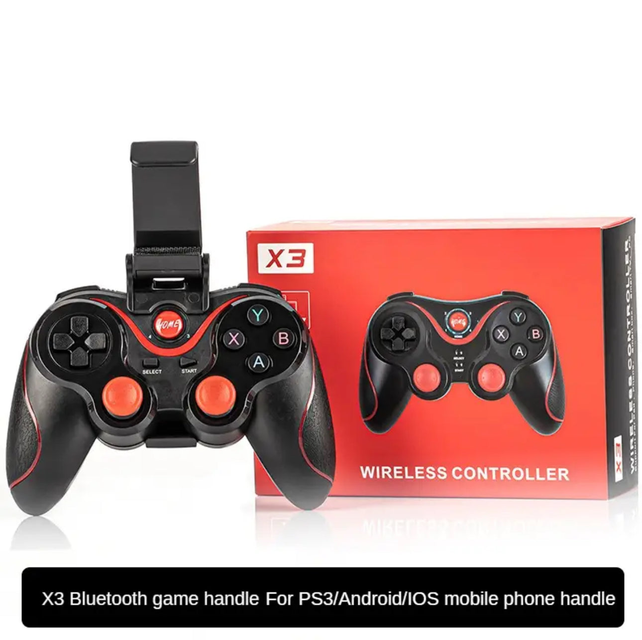 X3 Wireless Bluetooth 2.4G Game Controller Directly Connected For Android IOS System PC Console For PS3 Game Controller