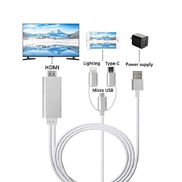 2M HDTV Cable Adapter for IOS And Android