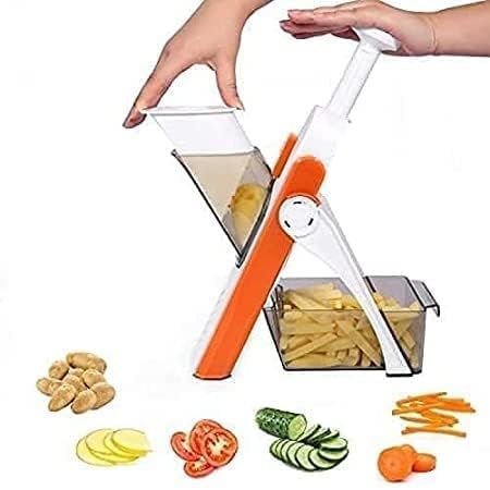 Vegetable Cutter With Collecting Basin