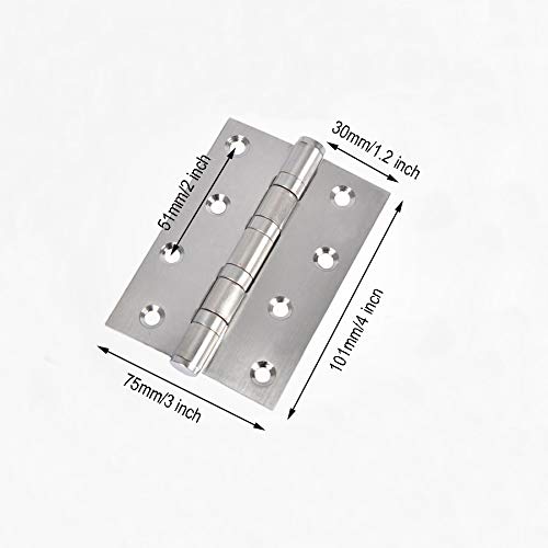 2 Piece Heavy Duty Cast Iron Hinges with screws