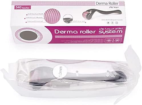 Derma Roller Beard Growth & Care for Women and Men Medical Titanium Needles 540 Pins 0.50mm