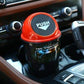 Portable Mini Car Dustbin with Lid & Card Case