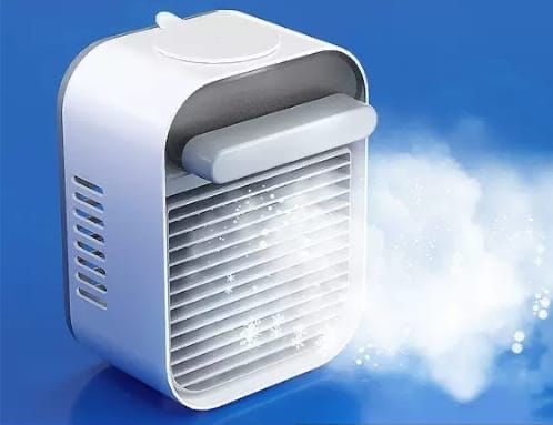 ➡️New USB Mini Refrigeration Air Conditioner
➡️ Small Cooling Fan Home Portable Mobile Desktop Humidification 
➡️Cooling Air Conditioning fan