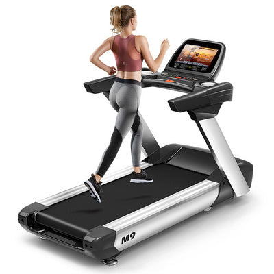 PRO-SPORTZ M9 Easy Running M9 Treadmill Home Ultra-quiet Shock-absorbing Walking Climbing Machine Indoor Gym Weight Loss Commercial Treadmill With 15.6” TFT Screen,BT, Kinomaps, Zwift & Yfit Apps