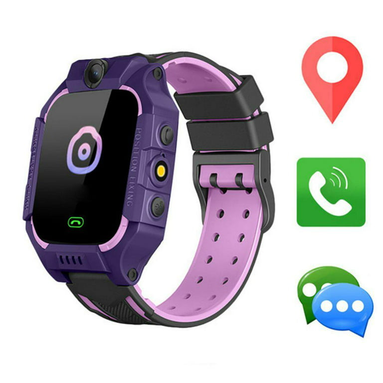 Kids Smart Watch GPS Tracker - Boys Girls for 3-12 Year Old with SOS Camera Alarm Call Camera Alarm 1.44'' Touch Screen SOS Electronic Toy Birthday Gifts Waterproof