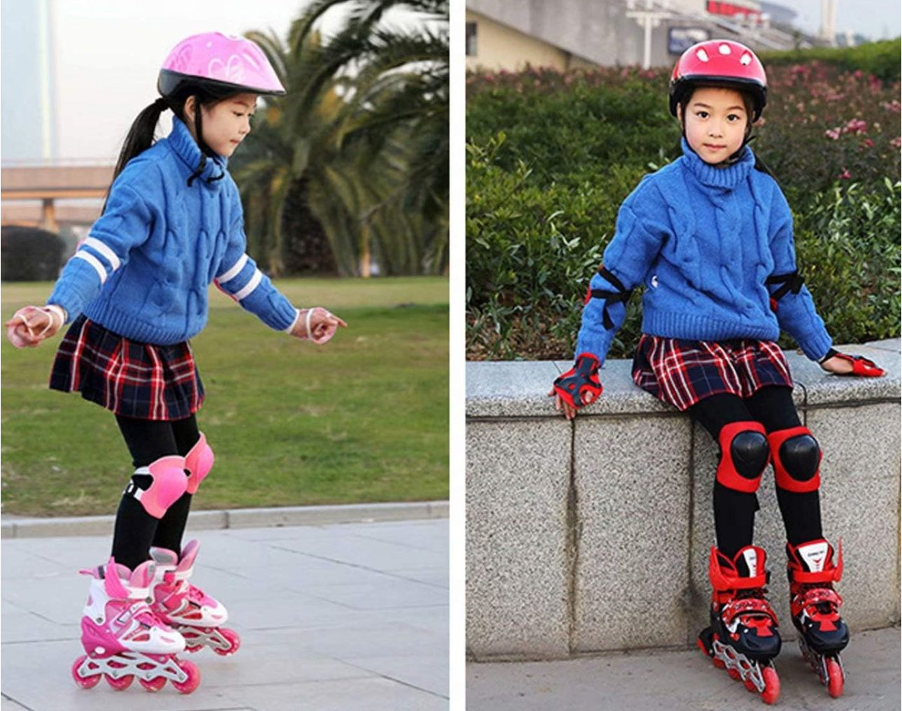 Adjustable Inline Roller Skates for Boys Kids and Girls