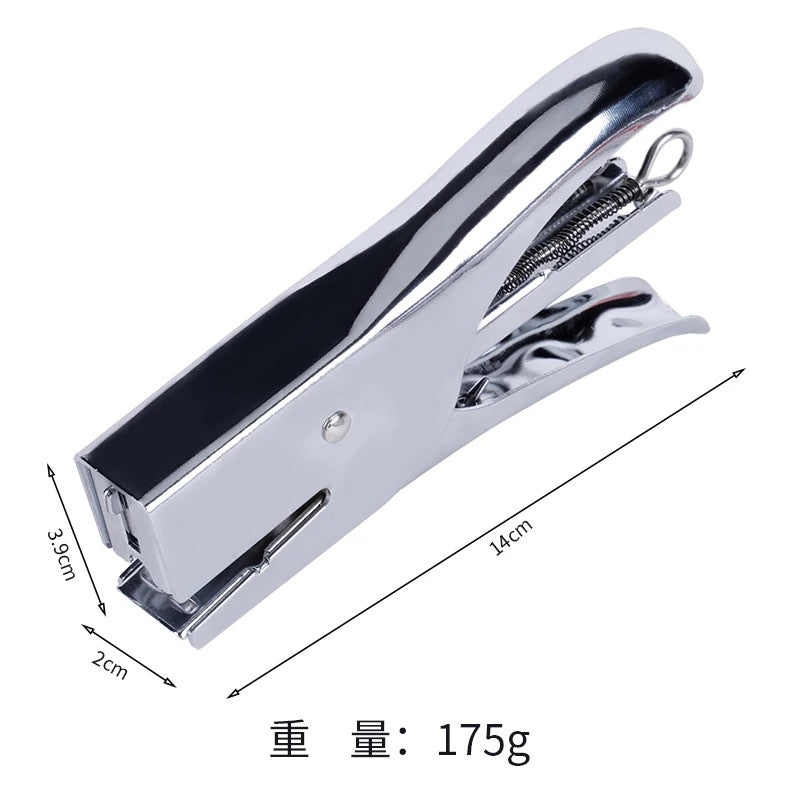 Weibo Labor-saving metal stapler Hand-held office tools Standard conventional press type practical staple