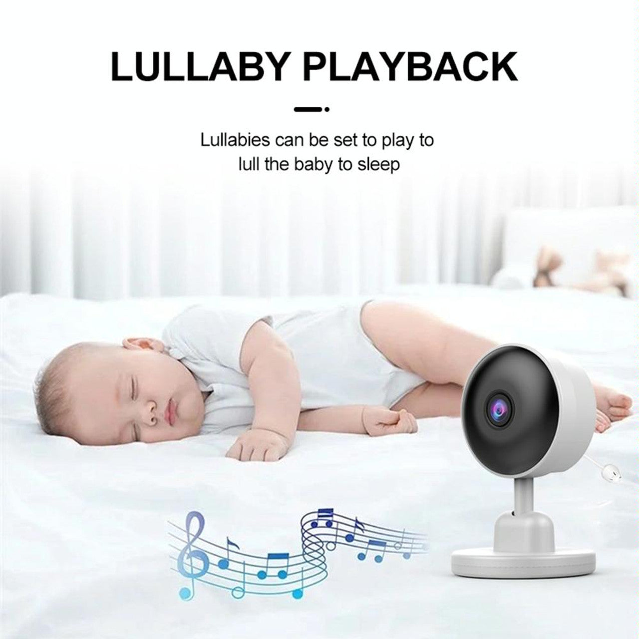 Wireless Video Night Vision Baby Monitor Security Camera 2.8” 2.4G