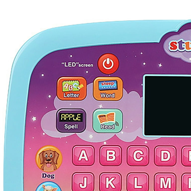 Kids Tablet/toddler Learning Pad With Led Screen Teach Alphabet, Numbers, Word, Music, Math, Early Development Interactive Electronic Toy For Boys & Girls