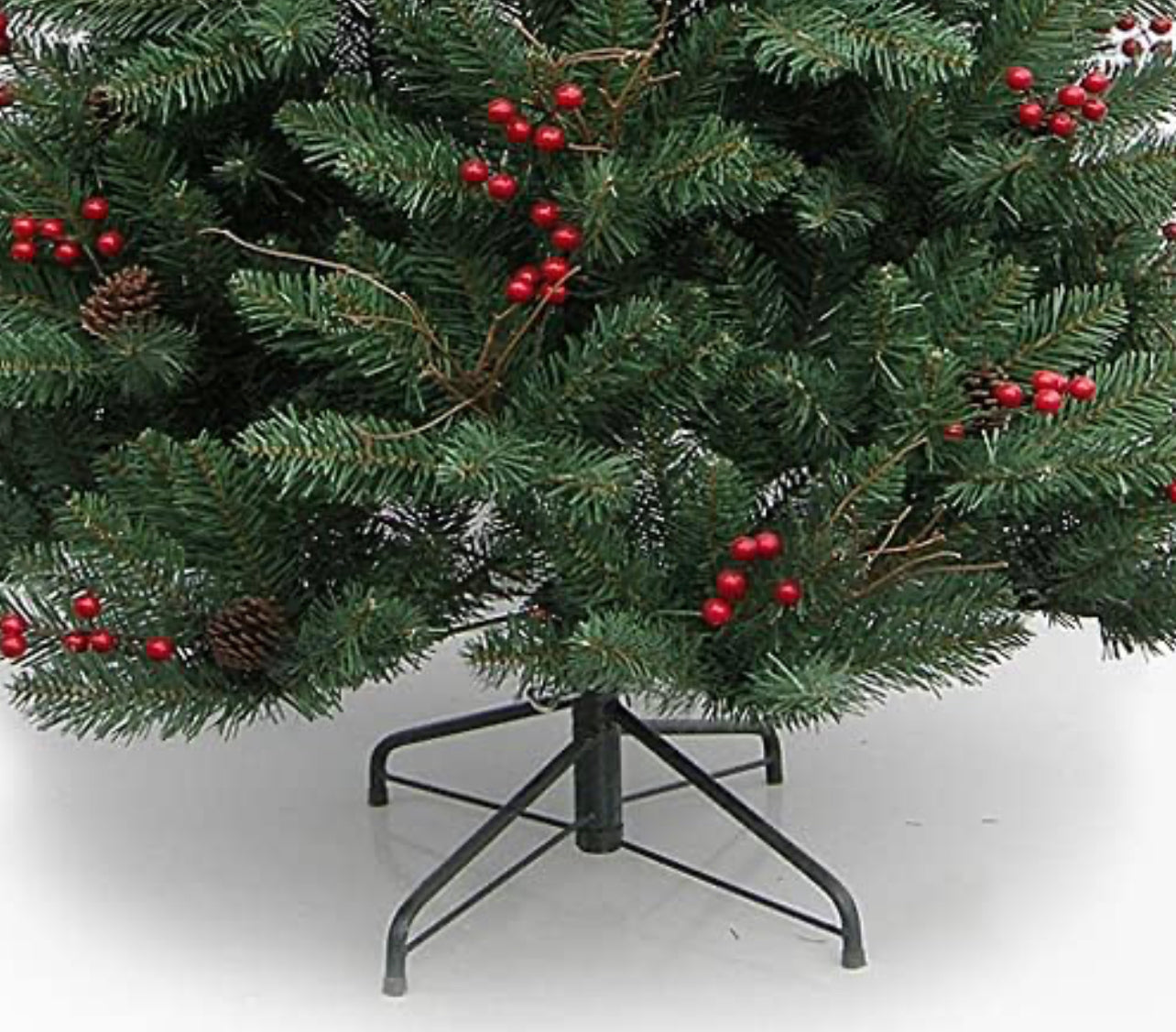 Christmas Tree with Cones and Berries Various Sizes