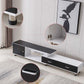 Modern TV Stand/Coffee Table – Black + White