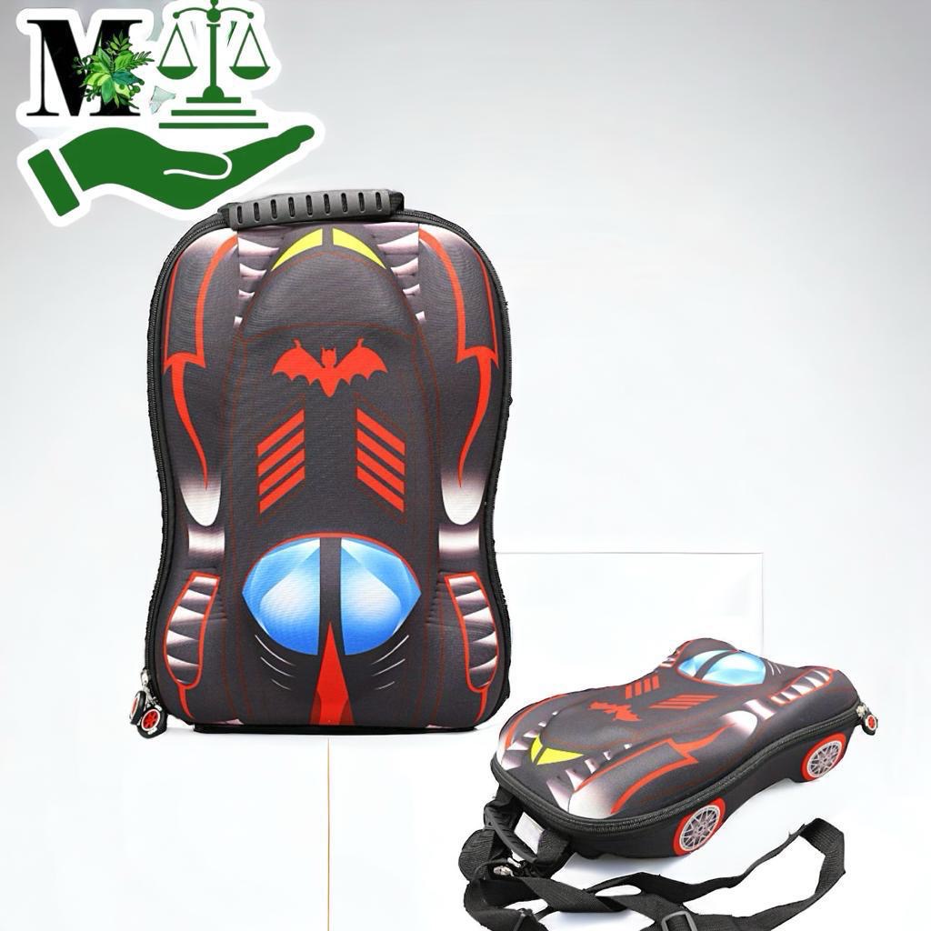 Back To School 3D Embossed Batman Bags