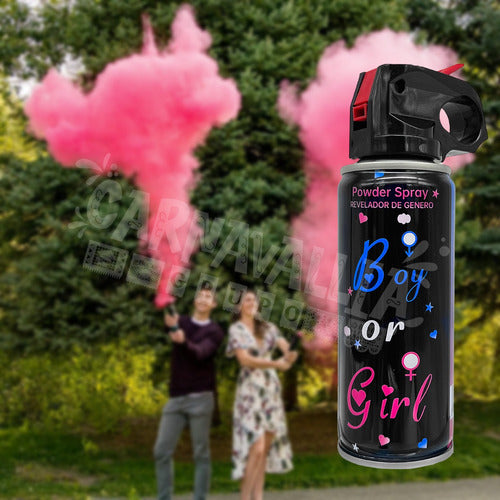 Fire Extinguisher Spray Fired Gender Reveal - Pink & Blue