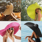 Oversized Hat Summer Women Hat Packable Big Wide Brim Sun Beach Hat Various Colours