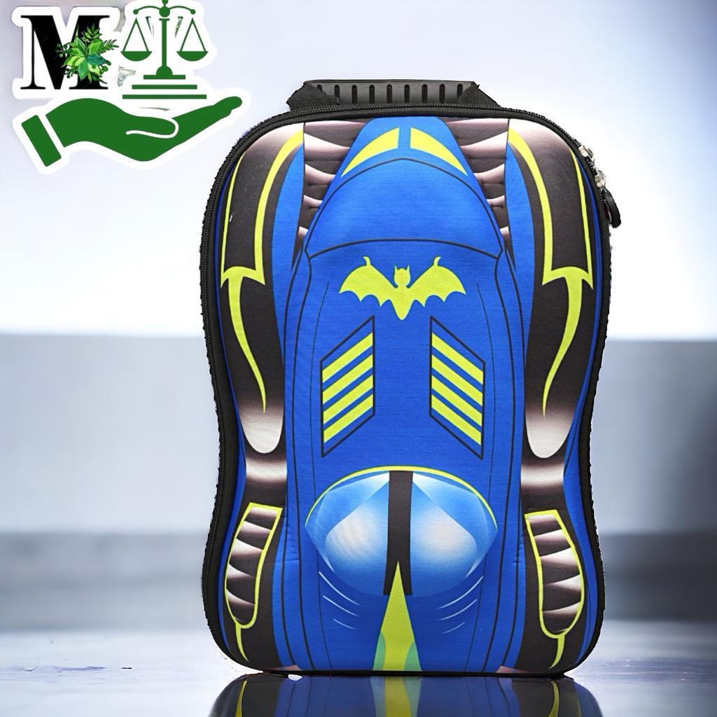 Back To School 3D Embossed Batman Bags