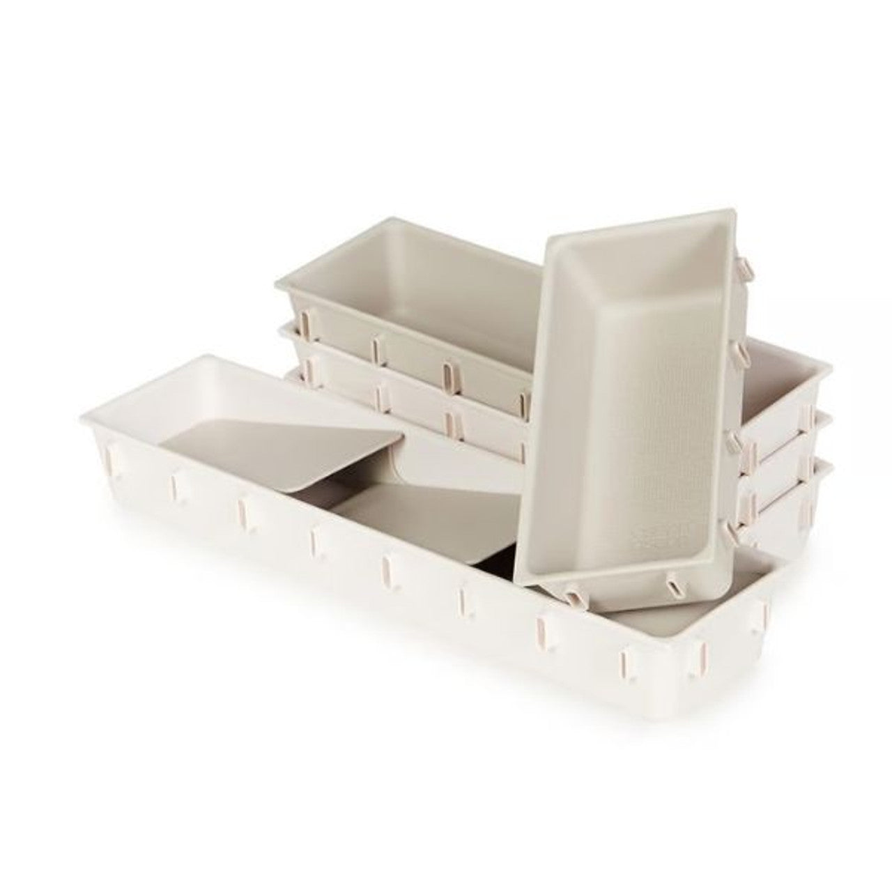 Multi-Compartment Makeup Drawer Organizer Set 10pcs