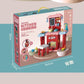 2 IN 1 B/O Mist Spray Happy Kitchen Toys Cooking Kitchen Cabinet Table Toy Big Toy Kitchen Set