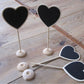 Heart Shaped Chalk Board Stand