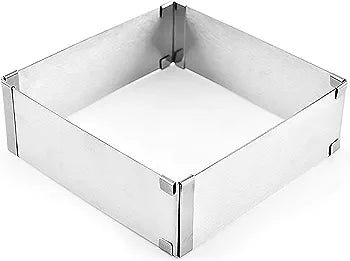 Stainless Steel Adjustable  Square Cake Mold