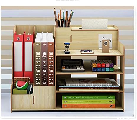 Wooden Shelves Desktop Storage Rack