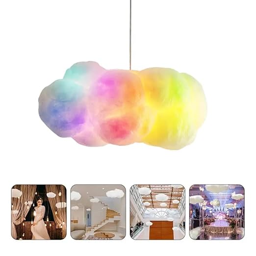 3D LED Cloud Light with Remote Control