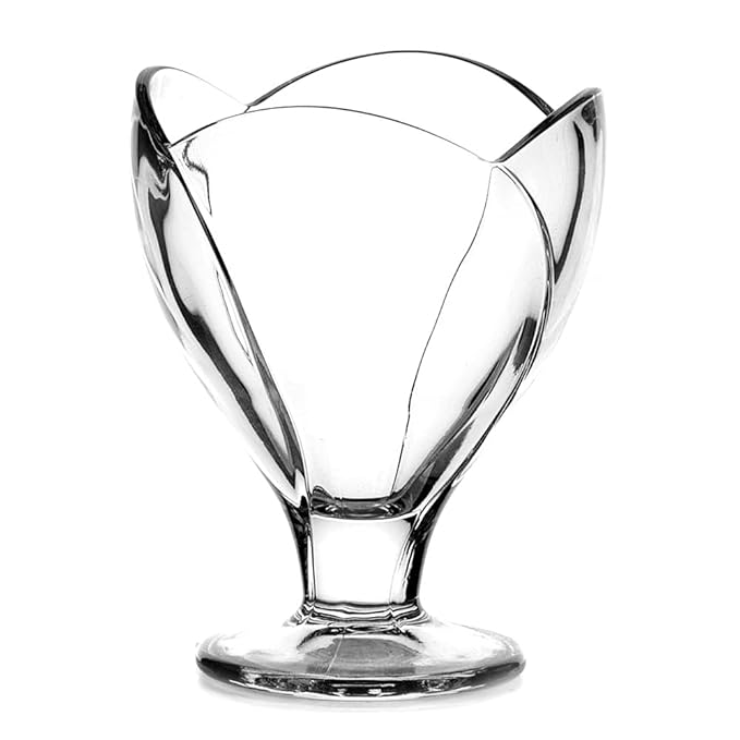 Crystal Clear Glass Deep Serving Bowls-105ml (Set of 6)