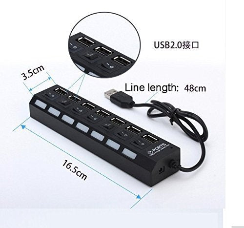 Treqa USB 2.0 7 Port Hub