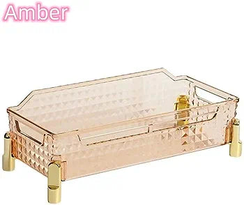 Diamond Shaped Luxury Desk Organizer, Cosmetic Storage