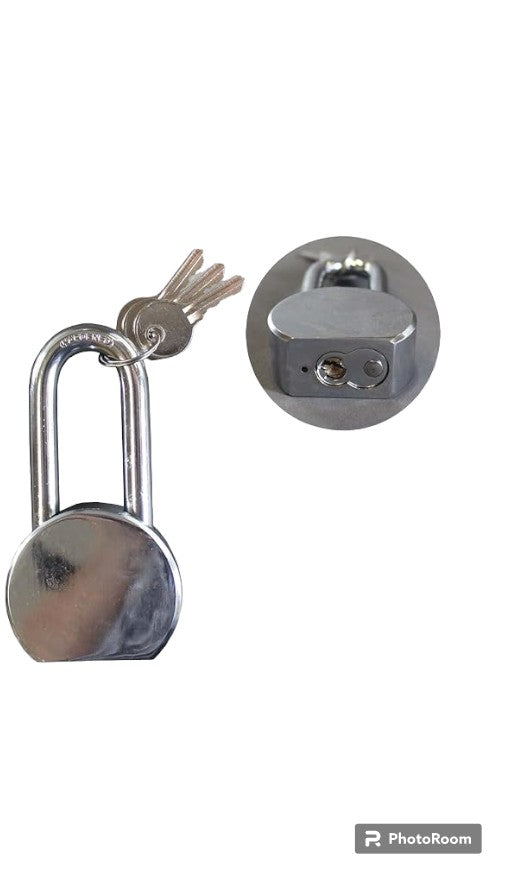 Long Shackle Padlock Heavy Duty Chrome Steel Shackle