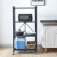 4 Tier Folding Storage Organizing Rack with Wheels