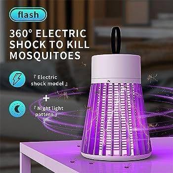 Mosquito and Fly Bug Killer Indoor Light with Hanging Loop Electric Insect Killing Trap Lamp Repellent