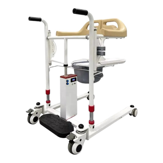 Patient Transfer Assist Lift, Dining Board Soft Cushion Toilet Hydraulic Pump Wheelchair Lift Machine for Disability & Elderly - PreOrder Sales Now Available!