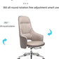 Executive Office Chair, Modern Off White Ergonomic Computer Desk Chair for Heavy People High Back and Lumbar Support Adjustable Height 360 Degree Swivel Boss Chairs for Aldult, Home, Office