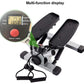 Mini-Stepper Swing Stepper Twist Stepper Mini Step Machine with Resistance Bands Home Mute Stair Fitness Machine