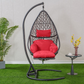 Outdoor Hanging Swing Egg Chair With foot pad