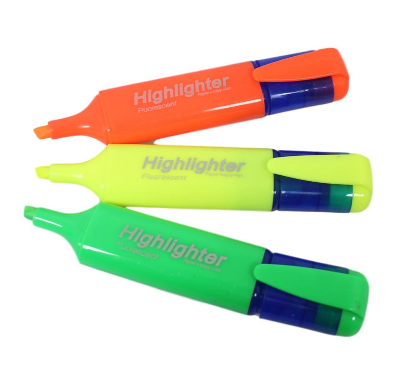 4 Piece Highlighter Pen Set