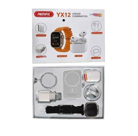 Remax Smart Watch & Earphone Combo