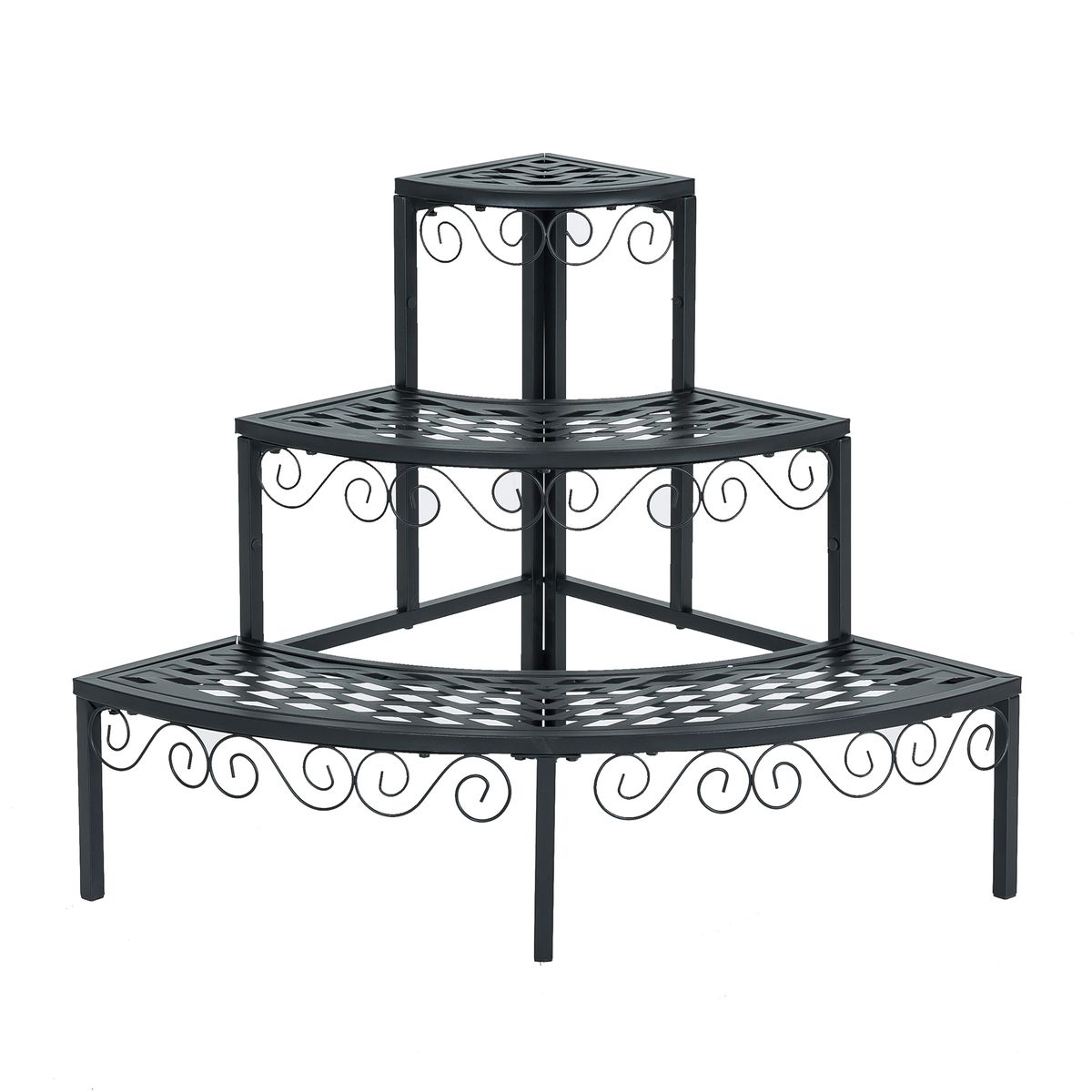 3 Tier Pot Plant Rack Corner Stand Organizer