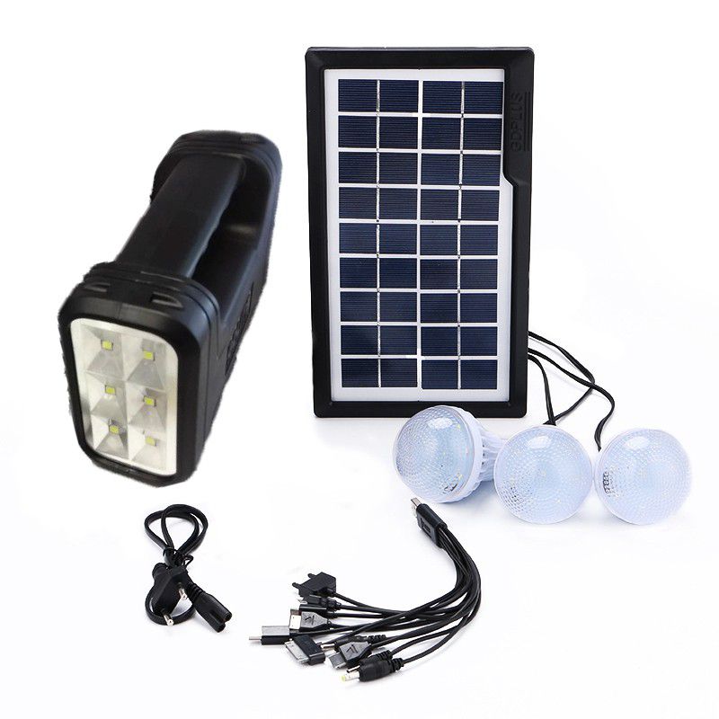 Portable Solar Charged Light Kit System