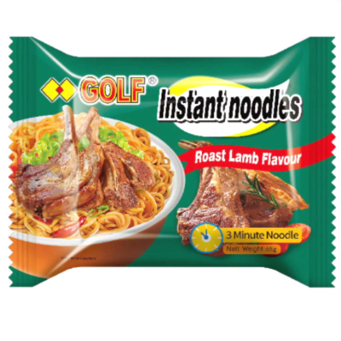 Golf Instant Noodles 5x65g - 3min Cooking Time. Various Flavours