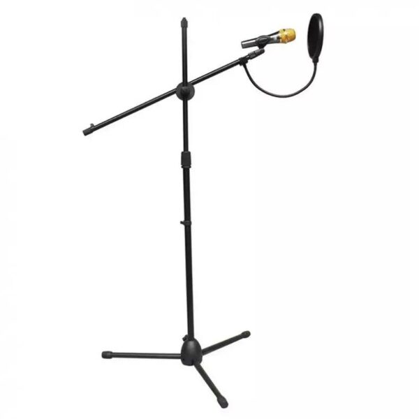 Professional Swing Boom Floor Metal Stand Microphone Holder