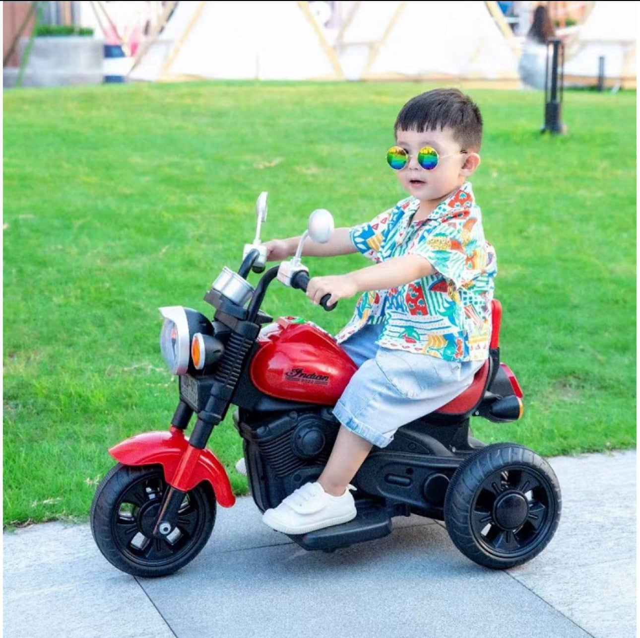 3 Wheel Electric Motor Bike for kids With MP3 Music