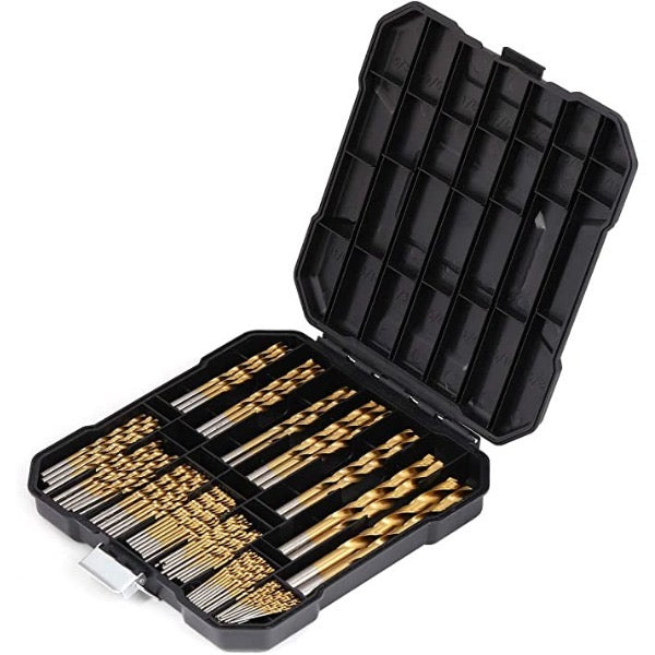 Drill Bit Set HSS Titanium Coated