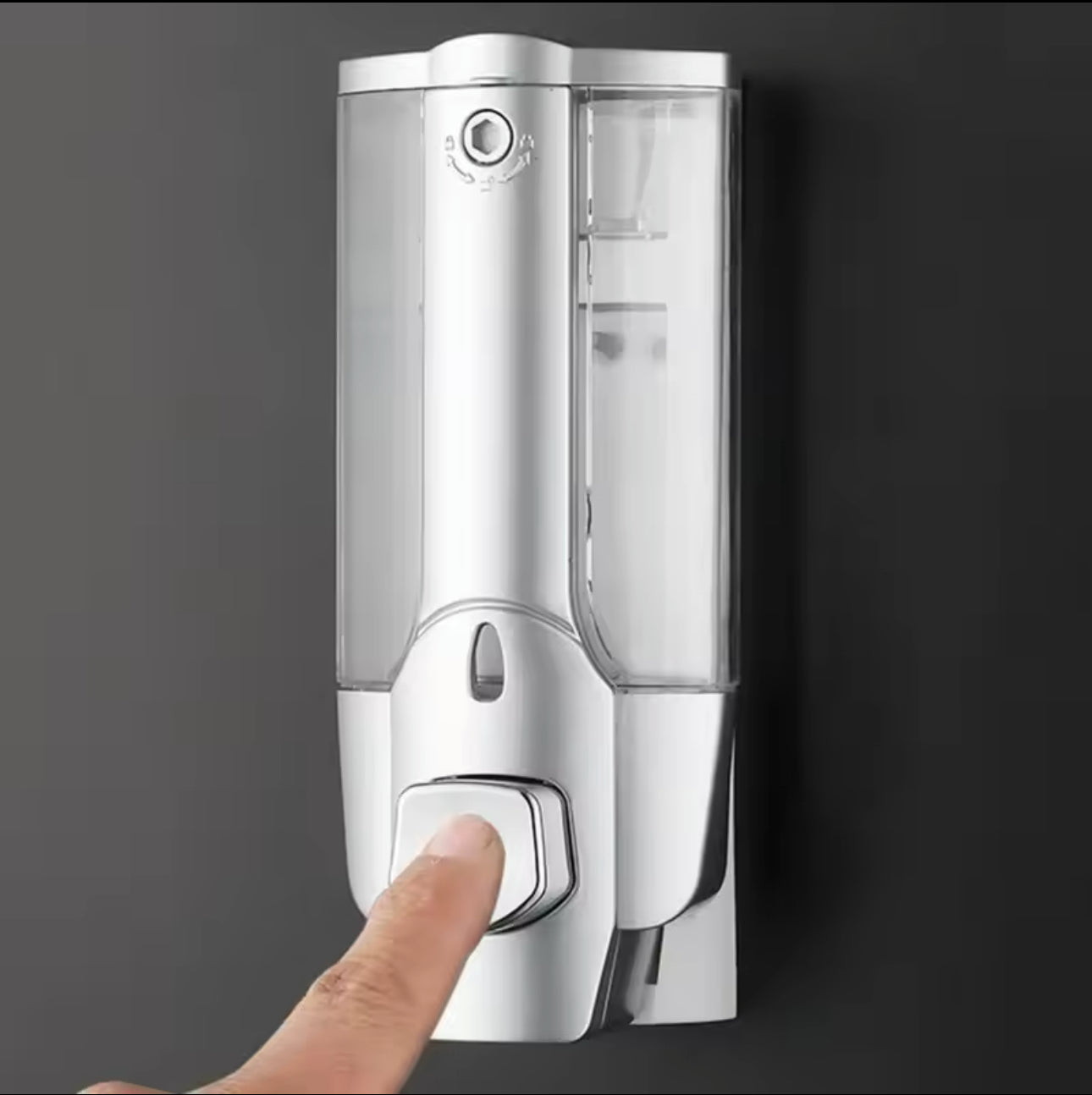 Wall Mount Shower Hand Soap / Shampoo Dispenser    -380ml